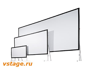 Проекционные экраны на раме