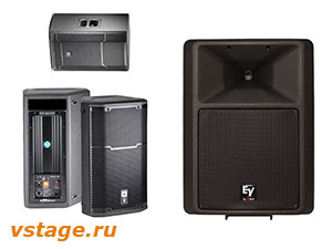 Активные мониторы JBL PRX и Electro Voice SX